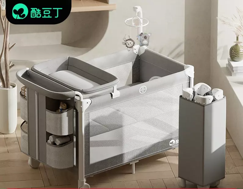 Łóżeczko składane i splatane łoże małżeńskie przenośne łóżko wyjmowane łóżeczko dla noworodka pielucha łóżeczko stołowe
