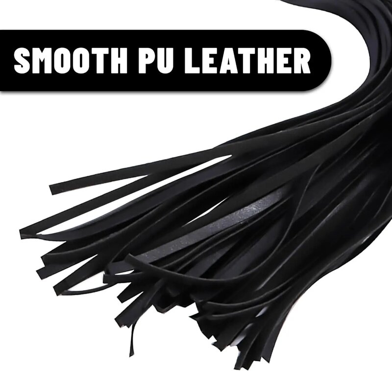 Sex Flogger Whip 2-in-1 Sex Whip e Plug anale BDSM Sex Toys Flogger per Sex Metal Handle Leather Flogger per coppie