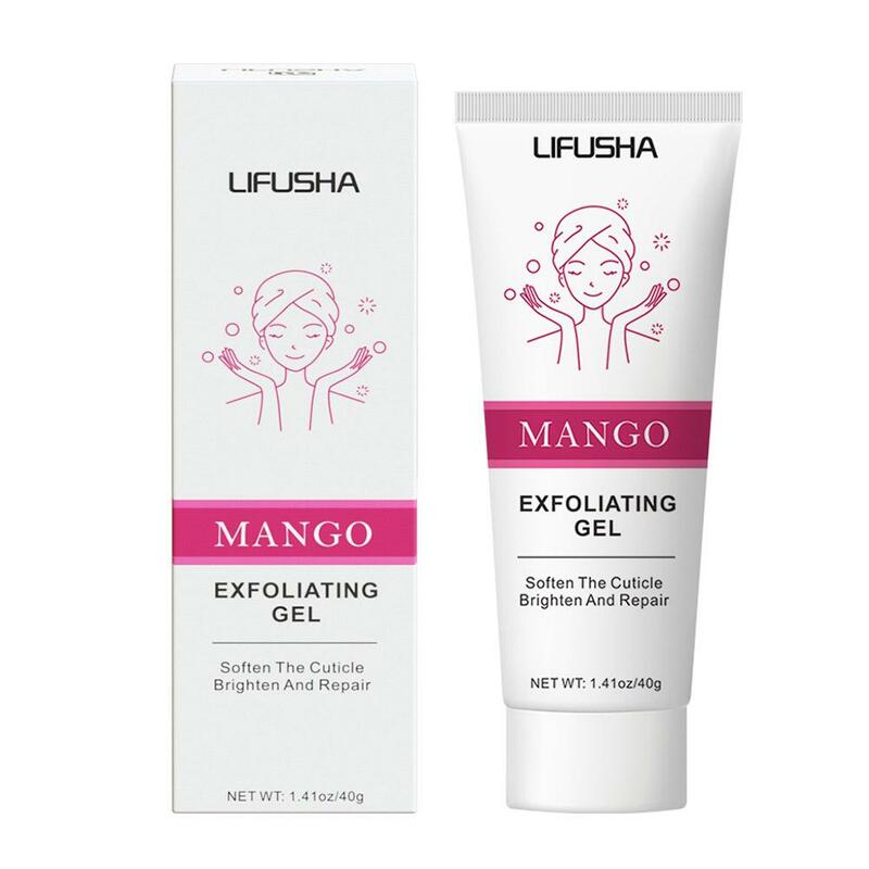 Effective Mango Exfoliating Gel Cream Moisturizing SkinCare Deep Face Scrubs Beauty Whitening 40g Cleaning Nourishing Repai T7L6