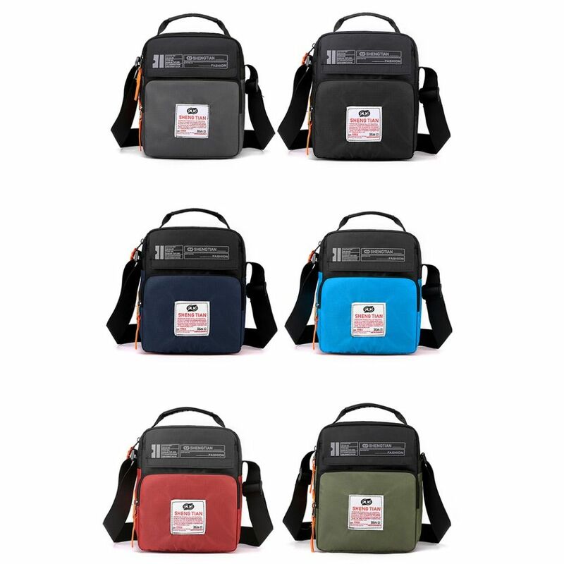 6 Colors Men Chest Bag Fashion Waterproof Oxford Cloth Waist Bag Multifunctional Large Capacity Sports Chest Bag Unisex
