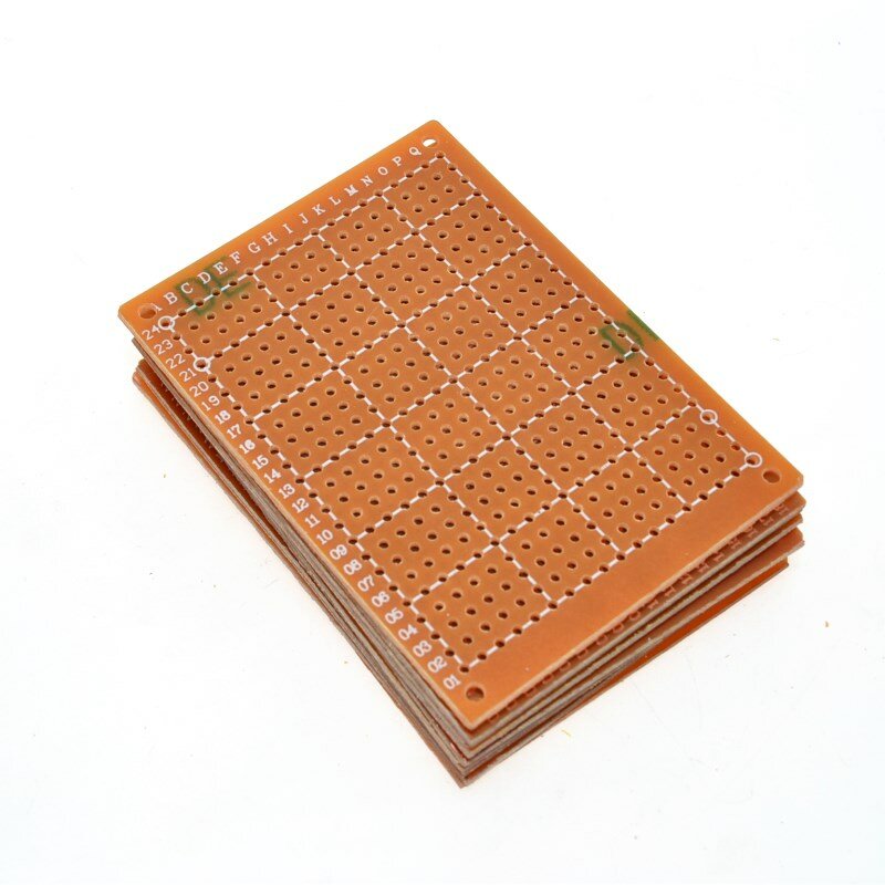 10Pcs 5*7 PCB 5x7 PCB 5cm 7cm DIY prototipo di carta PCB scheda universale giallo