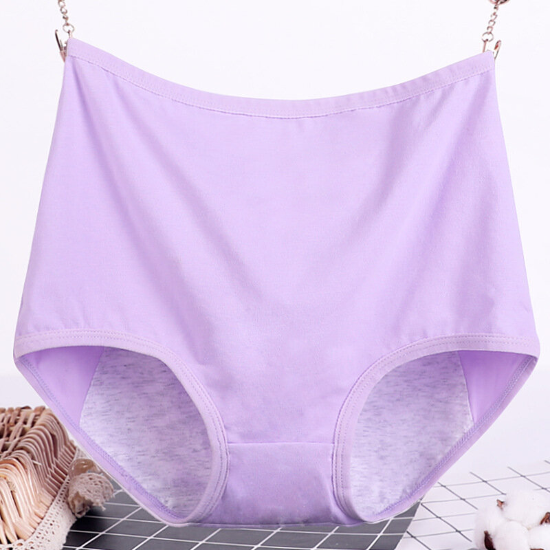 6xl à prova de vazamento cuecas menstruais para mulher calcinha de algodão lingerie fisiológica cueca período feminino íntimos