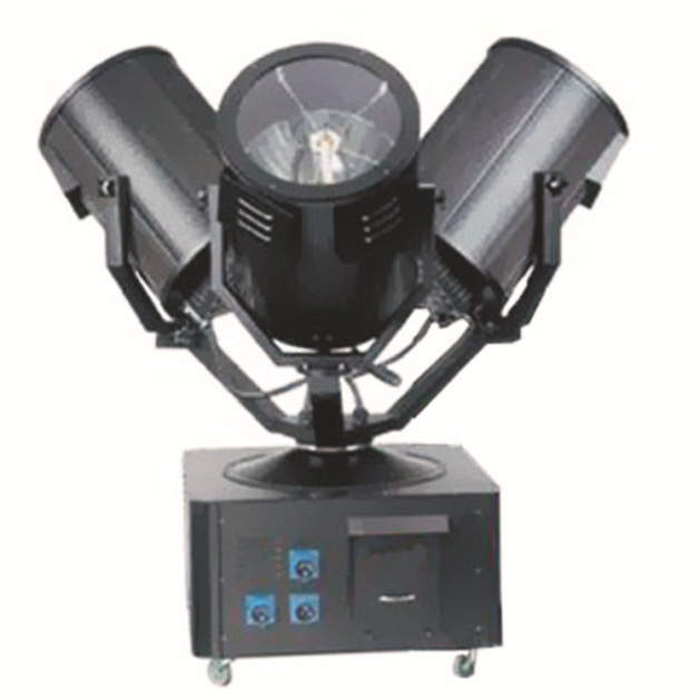 Reflector de luces blancas, lámpara de xenón de 3 cabezales, materiales de alta calidad para iluminación y emergencia