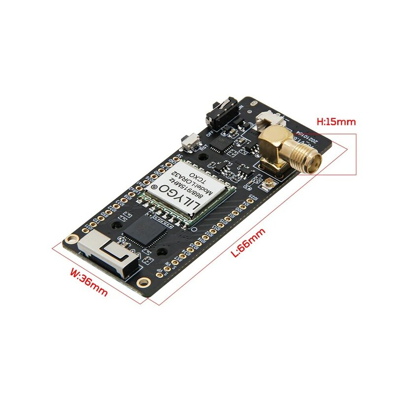 LILYGO® LoRa32 V2.1 ESP32 LoRa papan pengembangan, SX1276 SX1278 modul, 433MHz 868MHz 915MHz, OLED 0.96 inci, DIY WIFI Bluetooth