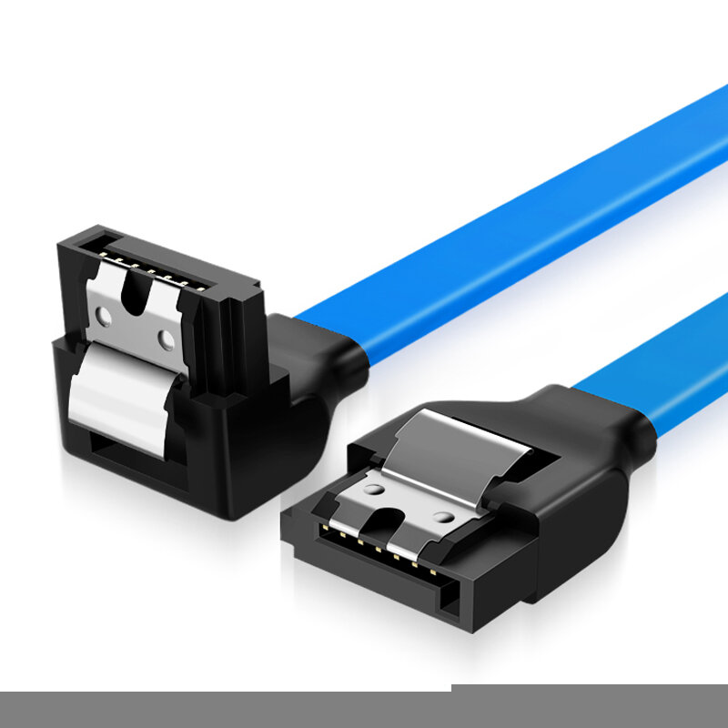 SATA Дата-кабель 50 см SATA 3,0 III SATA3 6 Гбит/с SSD жесткий диск данные прямой/прямоугольный кабель быстрая передача данных кабели