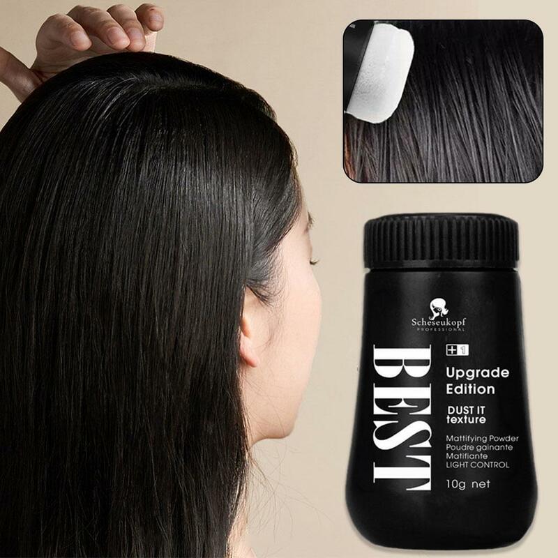 Hair Fluffy Powder Wash Free Spray Oil Control  Mattifying Hair Treatment Powder Increases Hair Volume Styling Black