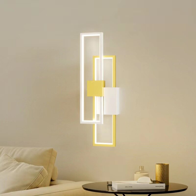 Nordic Minimalista LED Wall Lights, Decoração para casa, Iluminação interior, Sala de estar, Quarto, Cabeceira