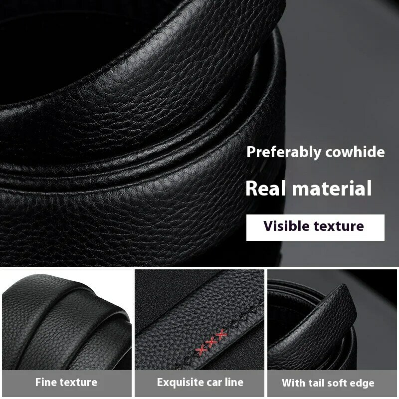 Men's Belt Cowhide Belt Style For Men's Business Suit Pants Jeans High Quality Belt Men's Gifts