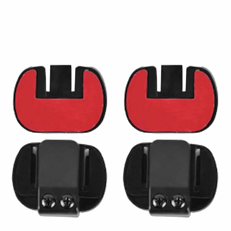 Double-Sided Tape Base Mounting Clip Fixed Black Helmet Bracket Durable Classic for EJEAS V4 /V4Pro/V6/V6Pro