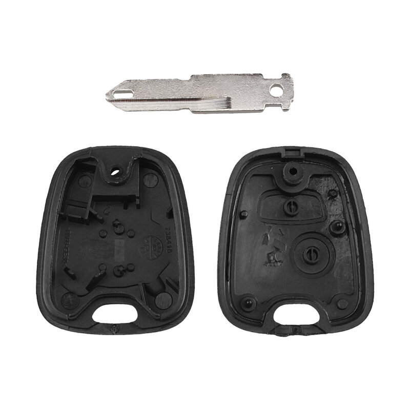 KEYYOU 2 przyciski zdalnego surowe kluczyki samochodowe powłoki obudowa pilota dla Peugeot 206 106 306 406 etui na klucze pokrywa NE73 ostrze