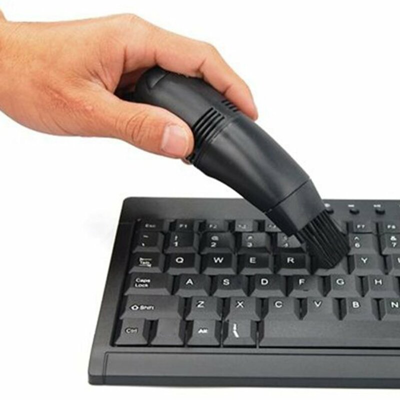 Mini computador teclado aspirador de pó, baixo ruído, porta usb, luz led, desktop, pc, laptop
