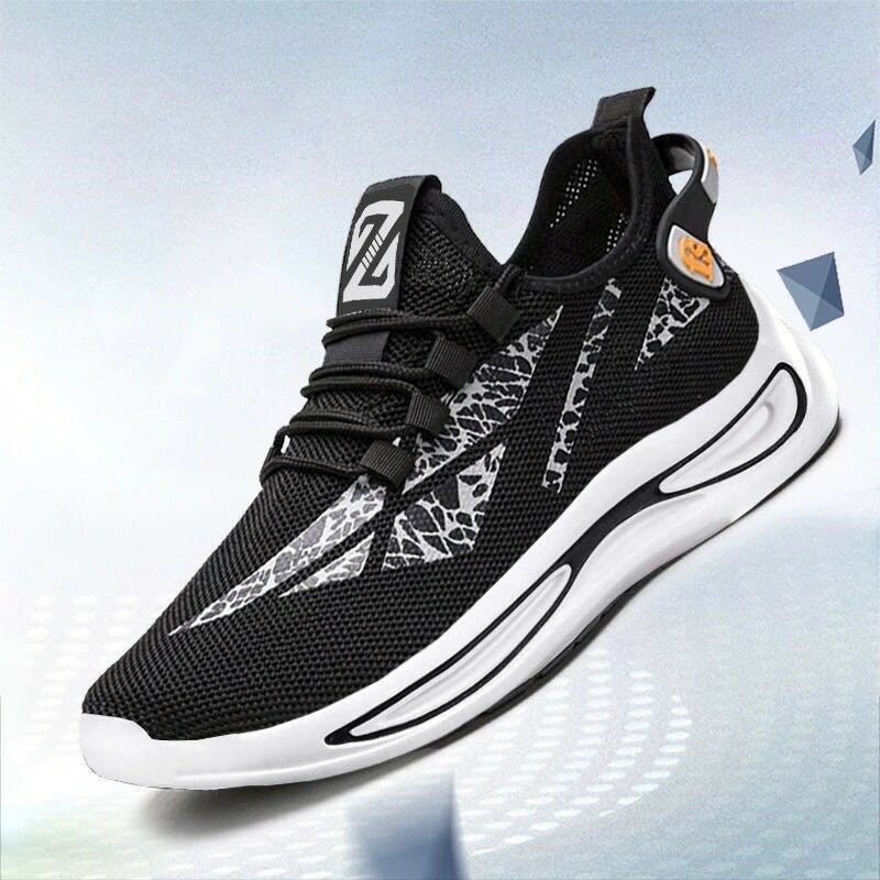 Scarpe sportive da uomo Mesh Sneaker maschile traspirante scarpe da corsa sportive all'aperto per uomo Sneakers leggere scarpe bianche Casual All-Match
