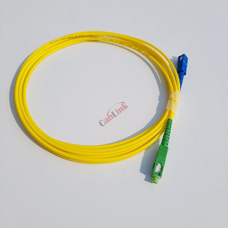 10 buah/lot kabel Jumper serat optik SC/UPC-SC/APC SM 3mm kabel Patch ekstensi Mode tunggal