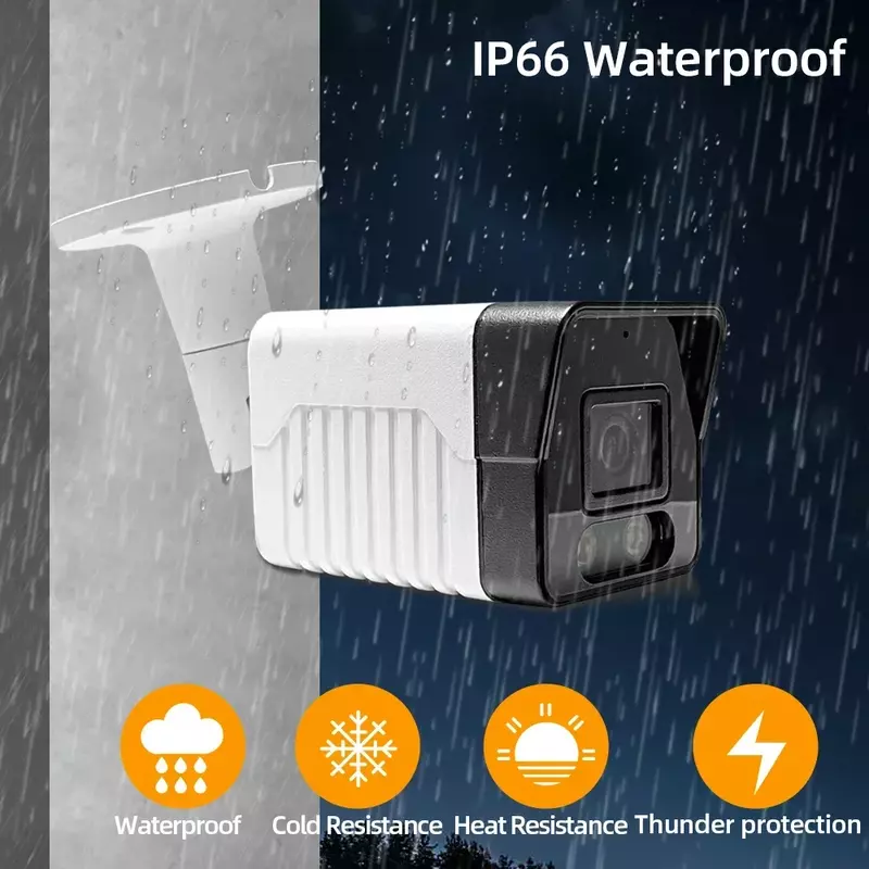 Waterproof Sistema de Câmera de Segurança Outdoor, Video Surveillance Set, Xmeye DVR Kit, Night Vision colorido, 16CH, 4K, 8MP, AHD