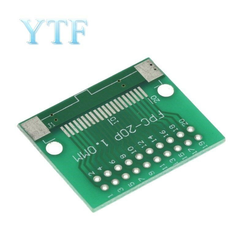 10 buah FFC/FPC konektor lasan pelat adaptor 0.5mm 6 / 8 / 10 / 12 / 20 / 24 / 30 / 40 / 50 P Pin