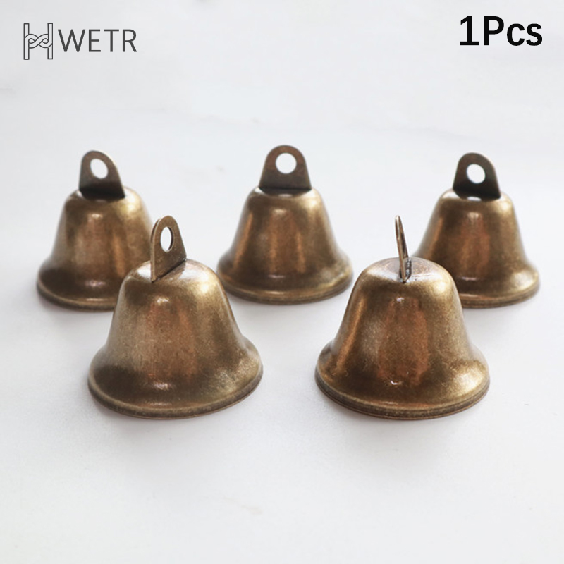 38mm Vintage Bronze Jingle Bells Cattle Sheep Making Wind Chimes Festival Party Window Door Pendant Temple Home Decorations