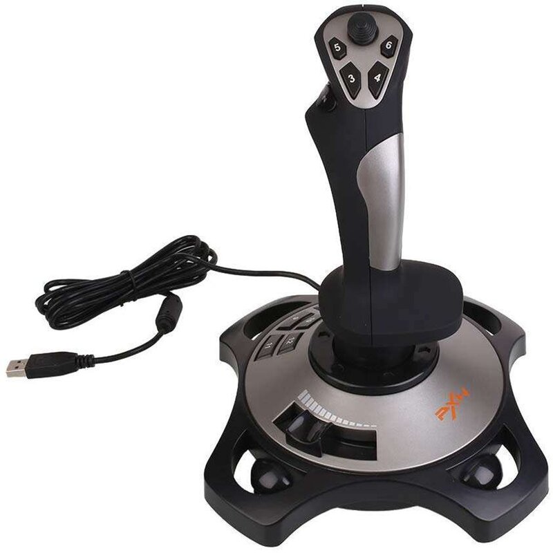 Computer Flying Game Flight Simulator Stick Gamepad Controller Joysticks PXN2113 With Vibration And 8 Direction For Windows OS