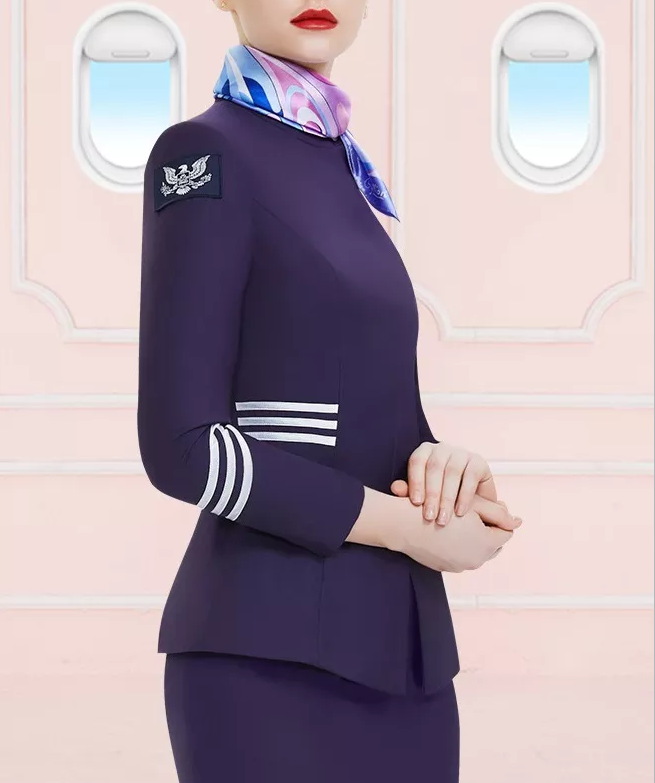 Aanpassen Fabriek Direct Pak Blazer Rok Broek Airsuit Mode Stewardess Uniform Pakken Vliegtuiguniformen Dames