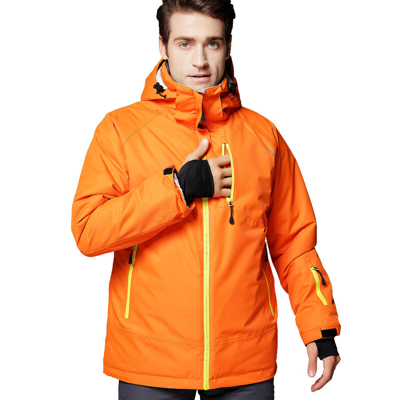 COPOZZ – veste imperméable à capuche pour homme, parka chaude pour la neige, la randonnée, le Ski, le Camping, grande taille, hiver