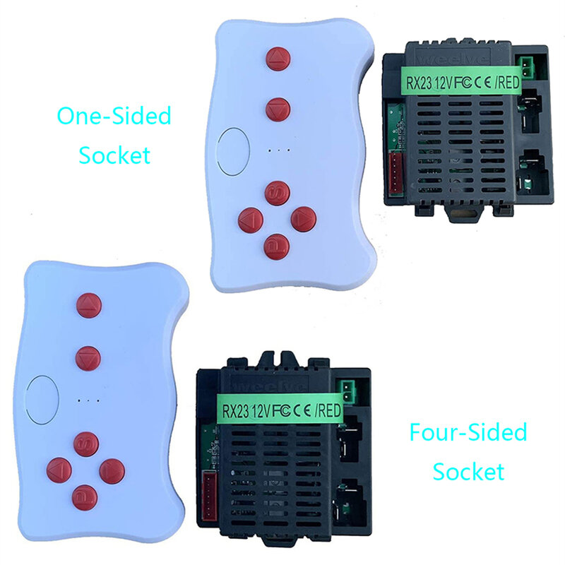Weelye RX23 FCC receptor y mando a distancia TX10 (opcional) de coche eléctrico para niños, Bluetooth, piezas de repuesto para coche