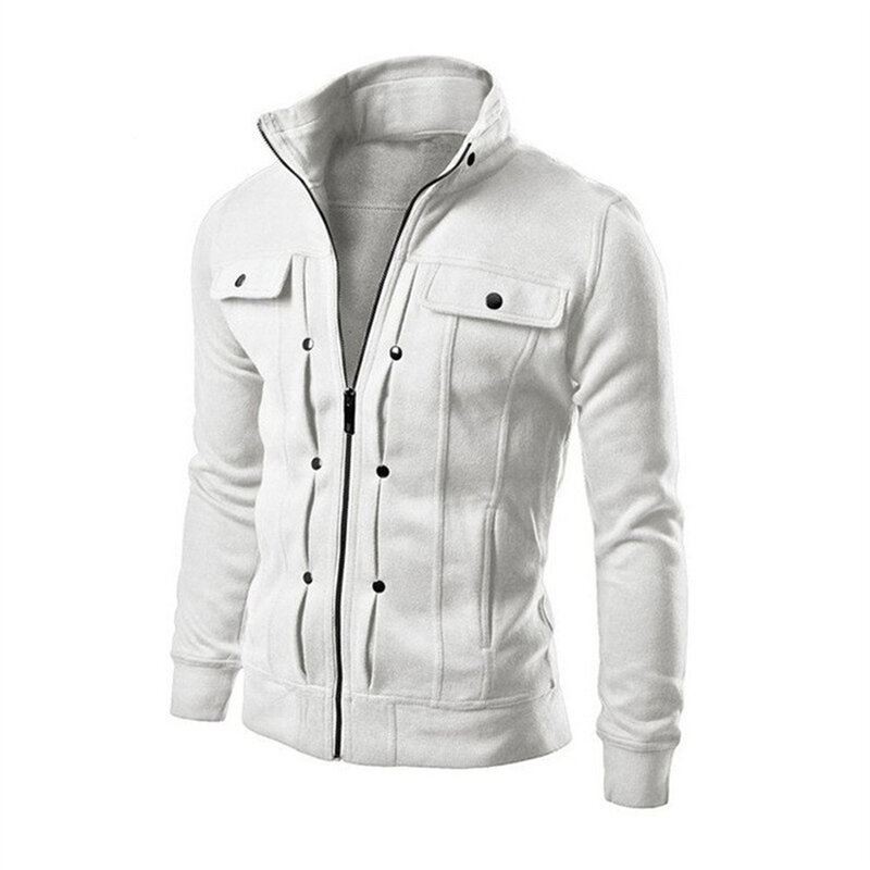 メンズマルチポケットブラックカーゴジャケット,厚手の暖かいコート,良質,カジュアル,冬,M-3XL