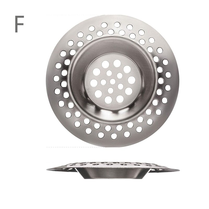 L69A Stainless Steel Kitchen Sink Strainer Food Catcher for Most Sink Drains, Anti-Clogging Micro Perforation Holes