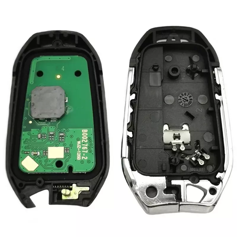 XNRKEY-llave remota de coche 3B, Chip ID46/4A, 433Mhz, para Peugeot 208, 308, 3008, 508, 5008, entrada inteligente sin llave, tarjeta de promoción de repuesto