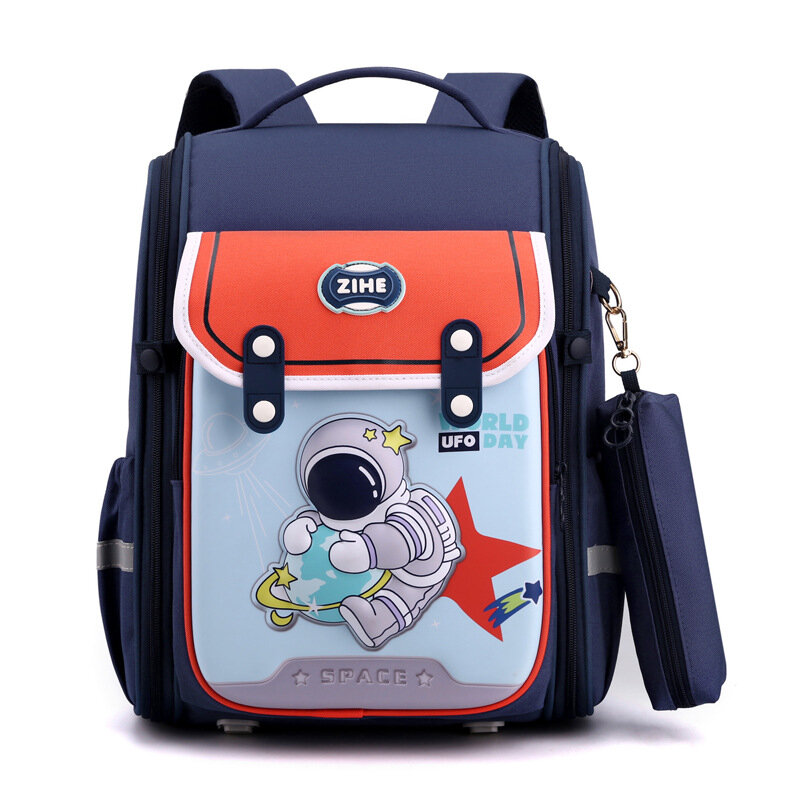 Детский рюкзак для начальной школы с мультяшным кроликом астронавтом рюкзаки для учеников детского сада милые детские водонепроницаемые школьные рюкзаки для детей