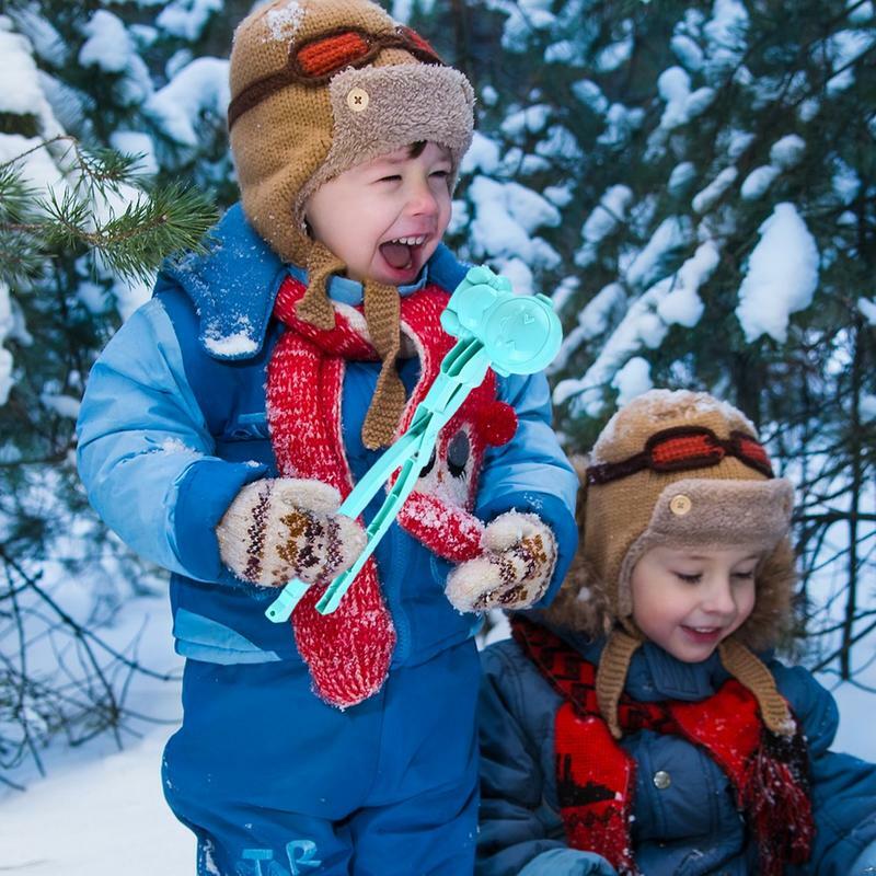مشبك صانع كرات الثلج للأطفال ، لعبة رياضية ، شكل كرتون ثلاثي الأبعاد ، قالب كرة الثلج ، الشتاء ، صانع قتال كرات الثلج ، قوالب للأطفال