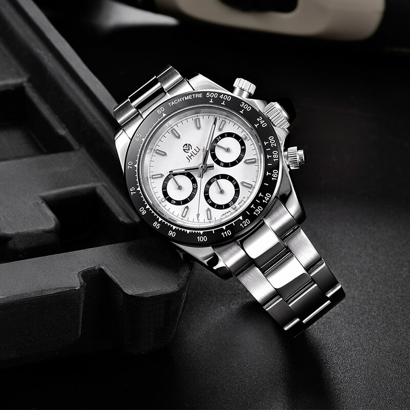 Daytona-男性用機械式時計、防水サファイアガラス、高品質、カジュアルファッション、新品、2024