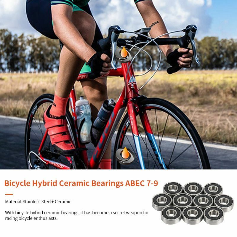 1Pcs 6903 Hybrid Ceramic Bearing 17x30x7 mm ABEC-7 Bicycle Bottom Brackets & Spares 6903RS Si3N4 Ball Bearings