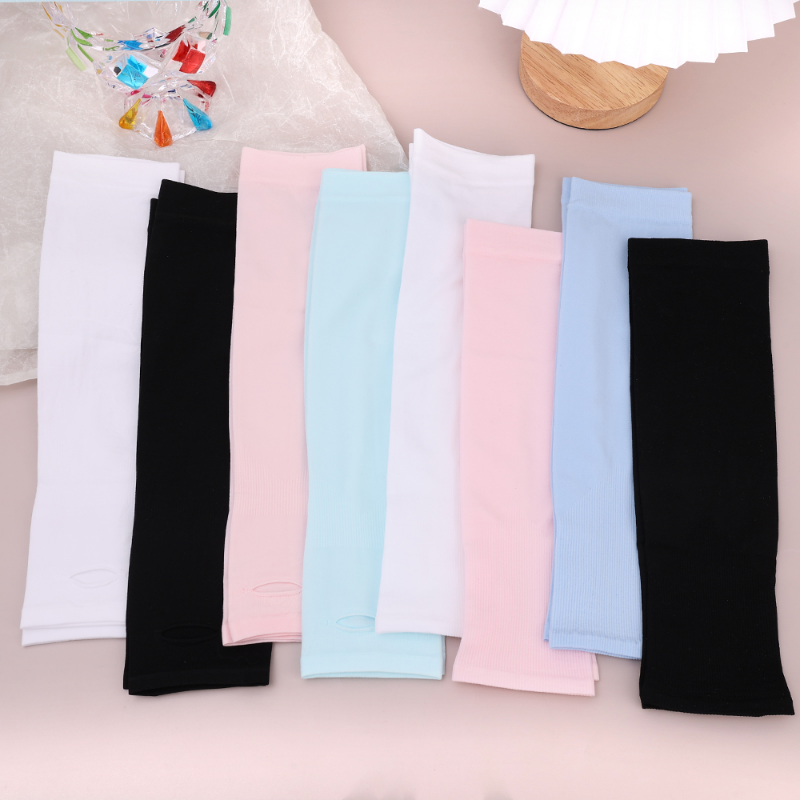 Kids Anti-UV Summer Cooling Arm Sleeves Sports Cooling Sun protective UV Protection Oversleeves Girls Boys Elastic Ice Cuff