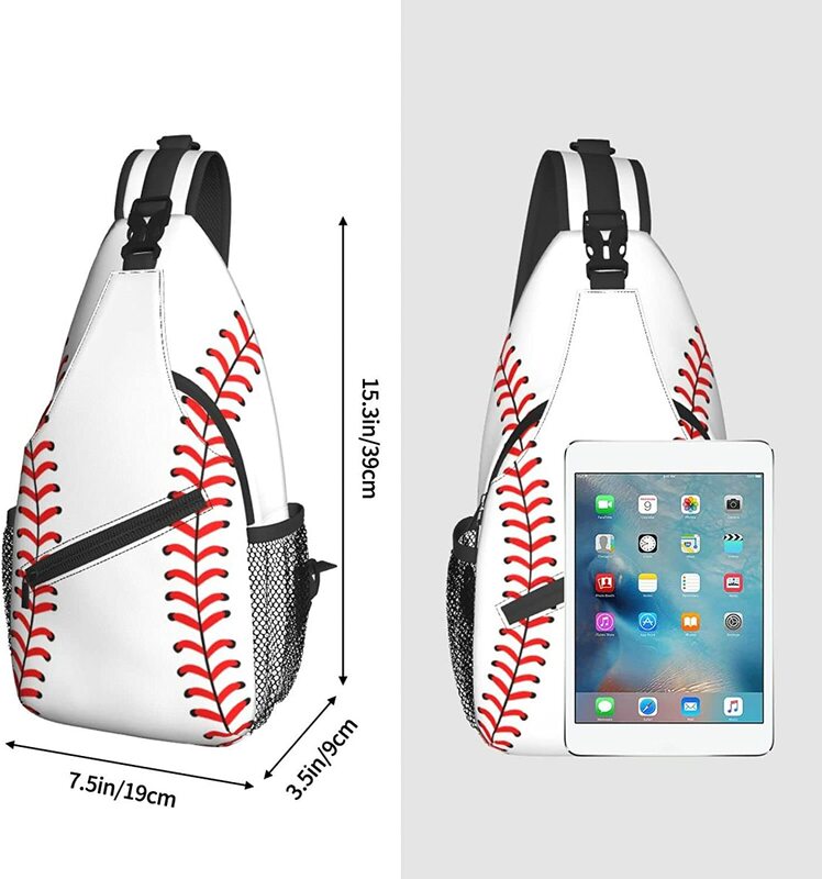 男性と女性のための野球スタイルのスポーツバッグ,胸またはショルダーバッグ