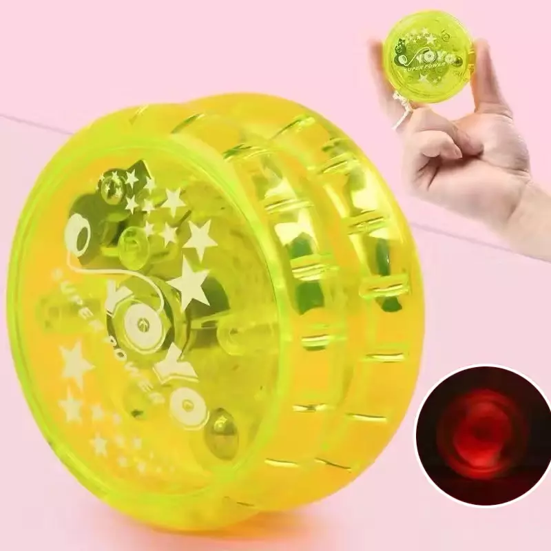 Flashing Luminous Yoyo Ball para Crianças, Brinquedo Engraçado, Favor de Festa, Entretenimento Clássico, Presente Infantil