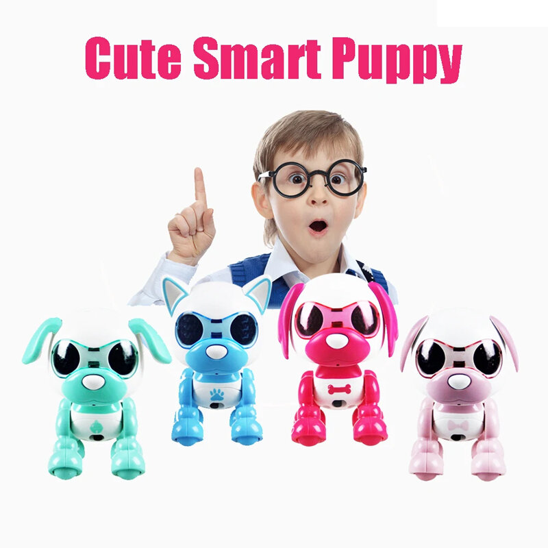 Nieuwe Elektronische Slimme Robot Hond Muziek Wandelen Interactie Puppy Huisdier Robot Intelligente Robots Voor Speelgoed Voor Kinderen Geschenken