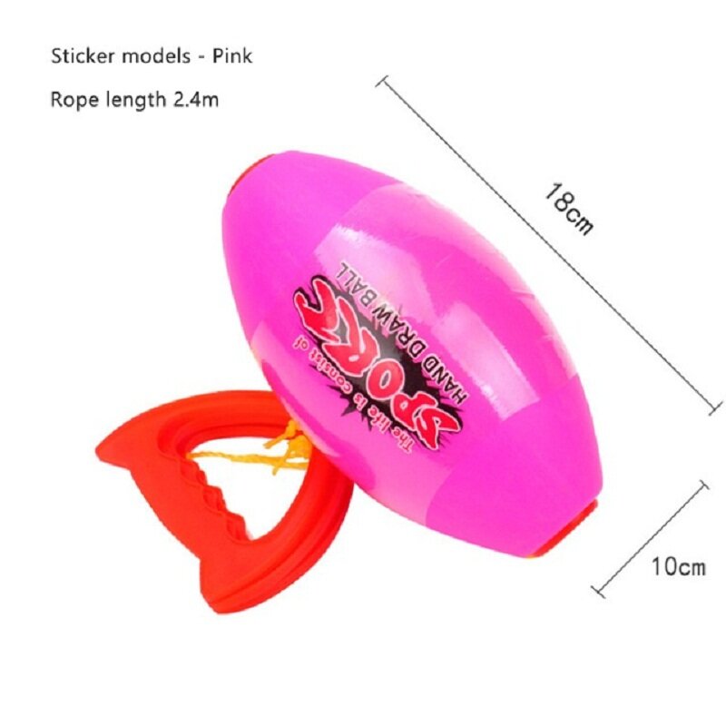 Children Outdoor Interactive Pulling Elastic Speed Balls Fun Collision Sensory Training Sport Games Toy For Kids Adults Gift