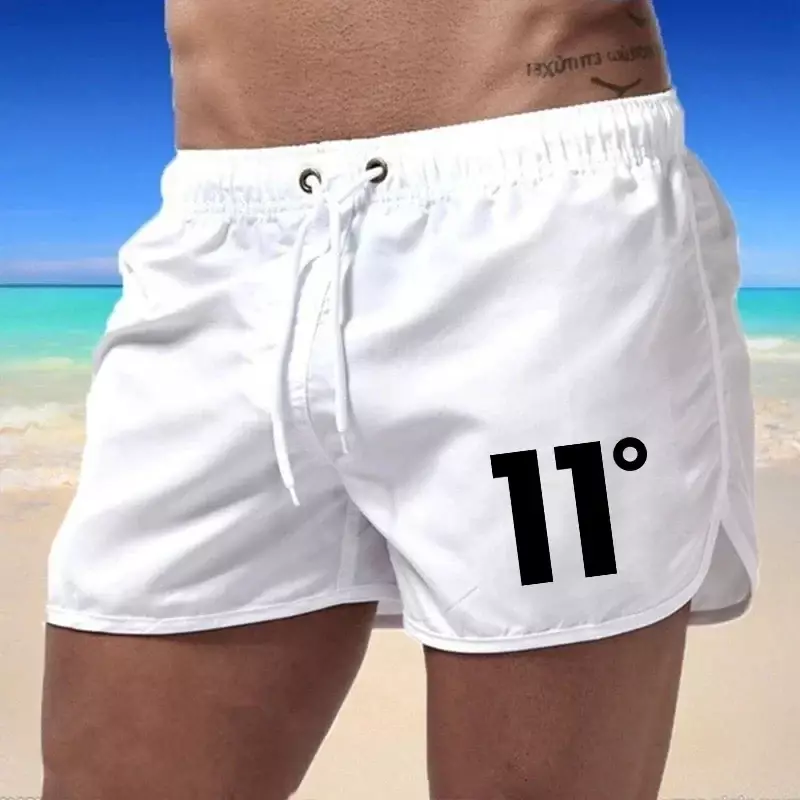 2024 Popular New Hot Summer Swimming Shorts Sports Fitness Running Shorts Men's Beach Wear Luxury Beach Shorts