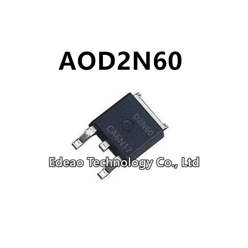 10 ~ 100 шт./лот Новый D2N60 AOD2N60 TO-252 2A/600V N-канальный полевой транзистор MOSFET