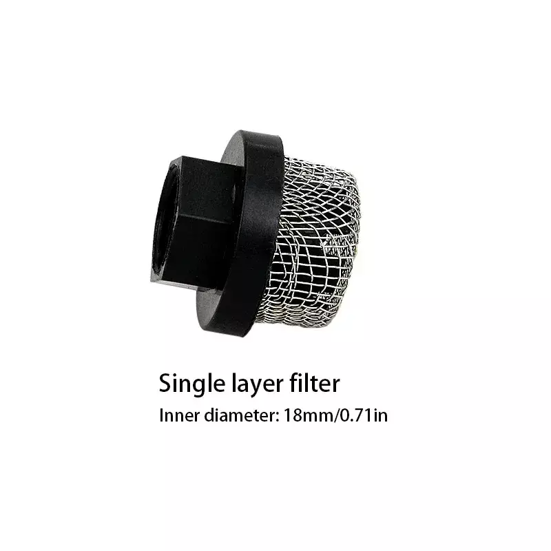 Suntool 18/21mm natrysk bezpowietrzny elektronarzędzia filtr z siatki przewód wlotowy do natrysk bezpowietrzny 390 395 495 filtr ssący zastępuje