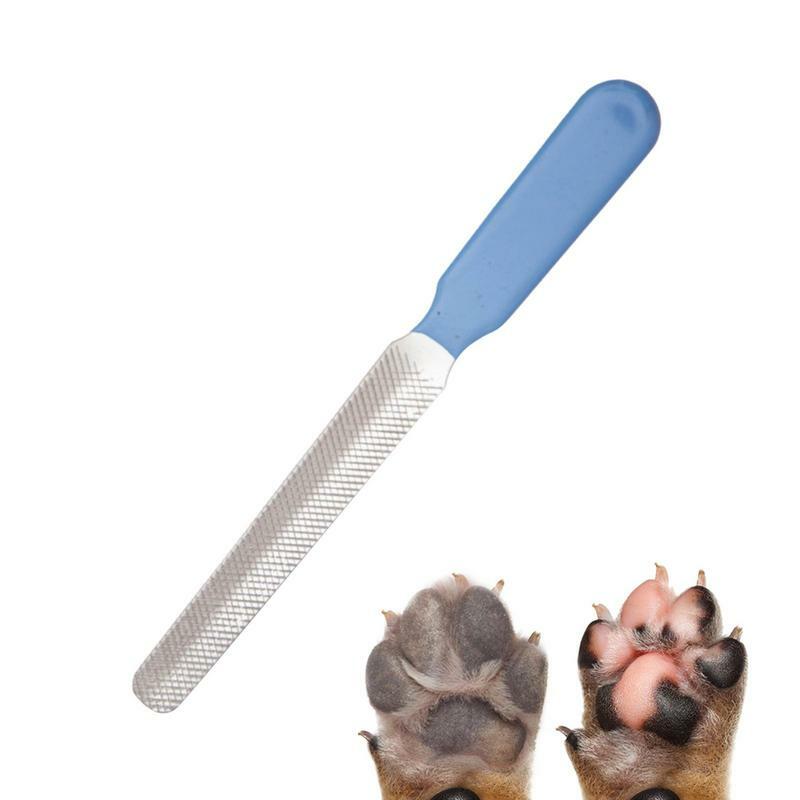 Pet lixa de unhas para cães, moedor de placa portátil, limas de unhas, superfície durável, base antiderrapante