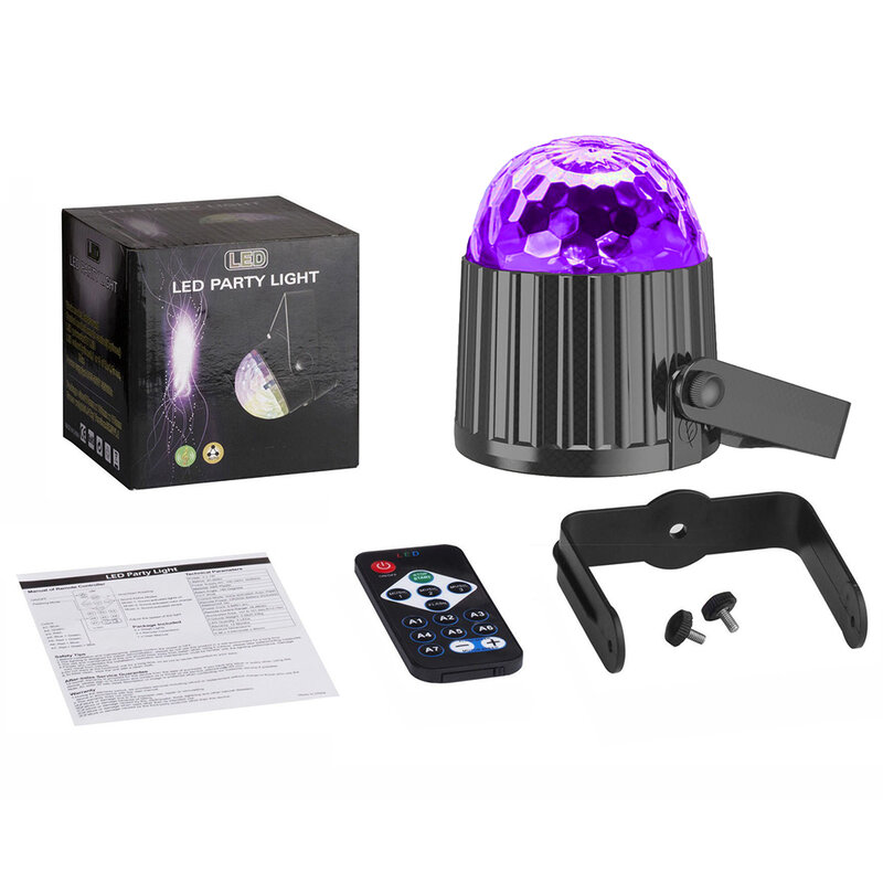 Projecteur de ciel étoilé UV avec télécommande, lumière noire, lueur dans le noir, Halloween, Noël, danse, fête Chang, décoration de bar, 6W