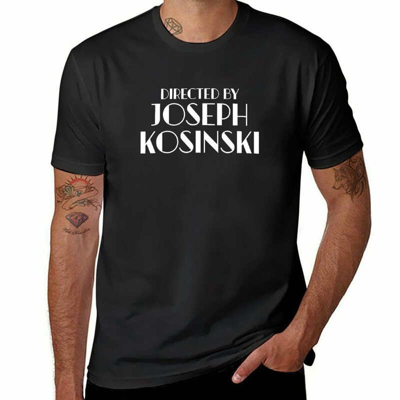 Футболка с принтом Джозефа Косински, новая коллекция, забавные мужские футболки с принтом животных для мальчиков