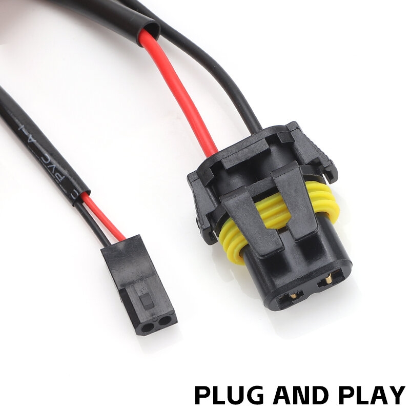 Arnés de relé de cableado LED H4 HID para lente bi-xenón, Cables de proyector bi-led, luz alta y baja, cableado, 2 lámparas, accesorios de luz para coche, bricolaje