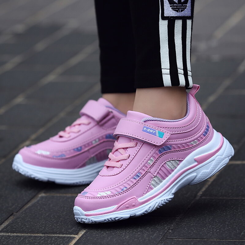 Dziewczęce buty sportowe trampki różowe dziecięce buty sportowe do biegania Tenis Infantil dziecięce oddychające siatkowe trampki dziewczęce od 2 do 8 lat