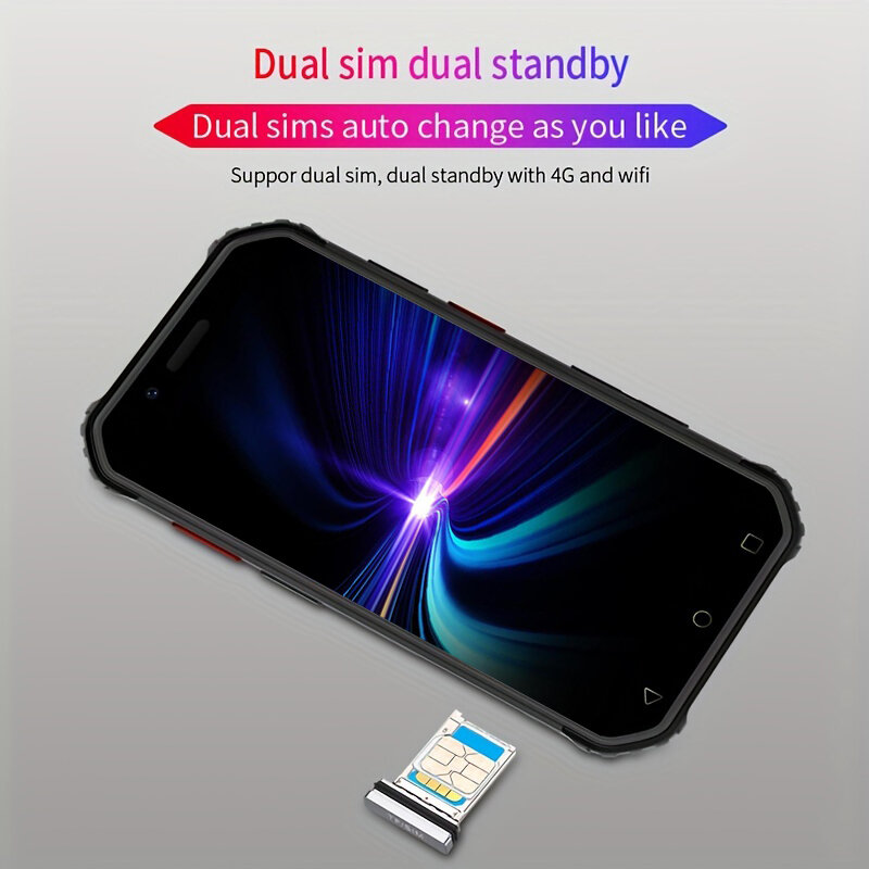 SOYES S10 3GB RAM 64GB ROM Mini Smartphone 3.0 Inch 1900mAh 4G LTE Android 6.0 MTK6737 GPS Fingerprint Face ID Rugged Phone