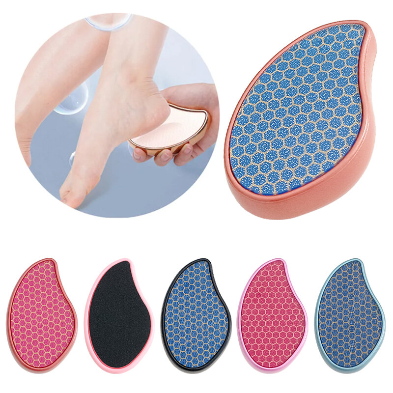 Нано-стеклянная пилка для ног, средство для удаления омертвевшей кожи, шлифовальный камень для ног, инструменты для педикюра и ухода за ногами для женщин и мужчин