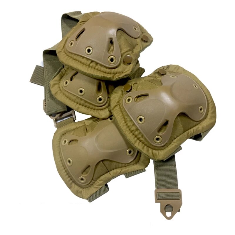 Tactical nakolannik łokieć CS wojskowy Protector Army Airsoft Outdoor Sport polowanie Kneepad wyposażenie ochronne ochrona na kolana klocki