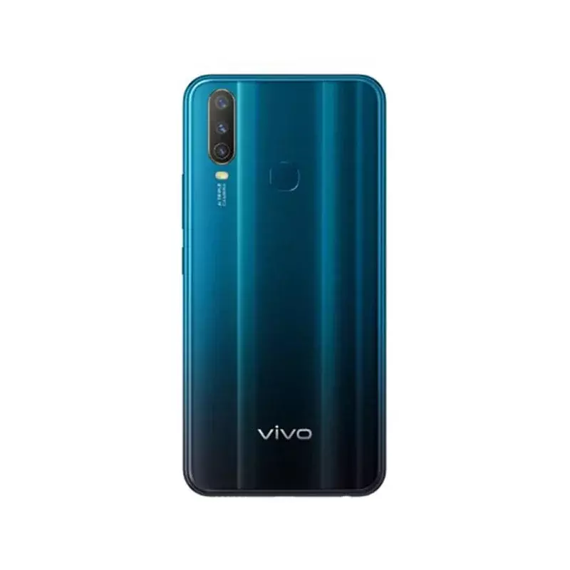 Vivo-Y17 4G Smartphone, Telefone Usado, 8GB RAM, 256GB ROM, Android, MediaTek, MT6765, Face e ID de Impressão Digital