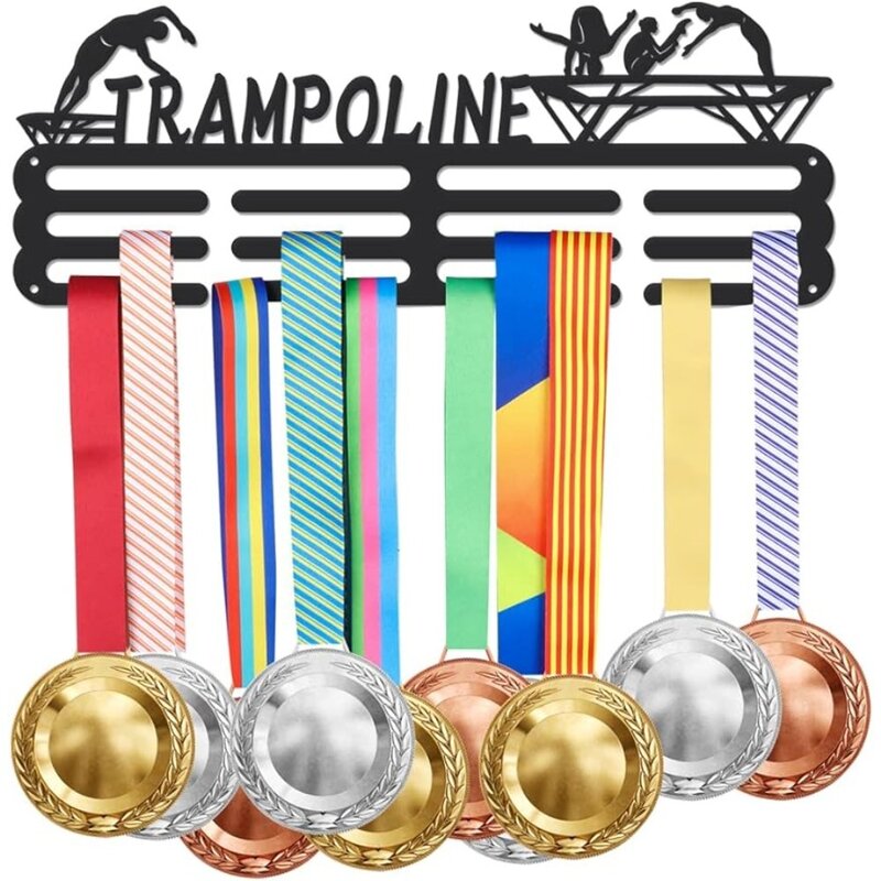 Medal ganci trampolino medaglia gancio Display parete medaglia Stand Rack appendiabiti da parete premi nastro oltre 60 supporto per parete