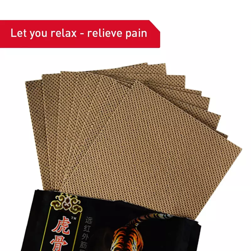 120pcs patch di tigre cinese cerotto per dolori articolari cerotto medico cinese per l'artrite muscolare della colonna vertebrale lombare della schiena del collo